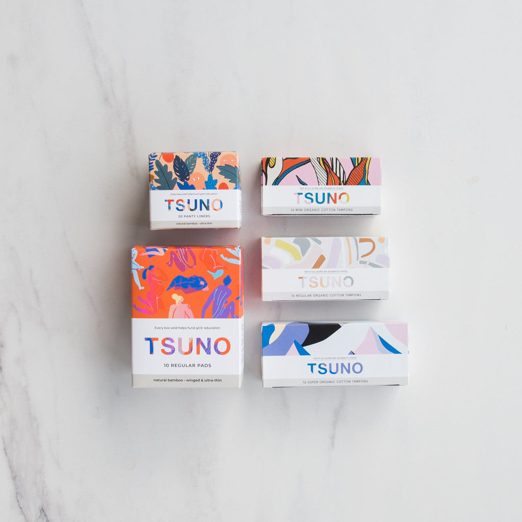 Tsuno Mini Organic Cotton Tampons – Pimary